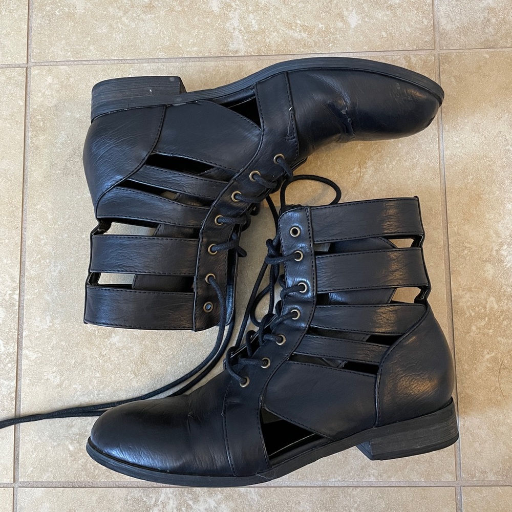 Forever 21 combat boots